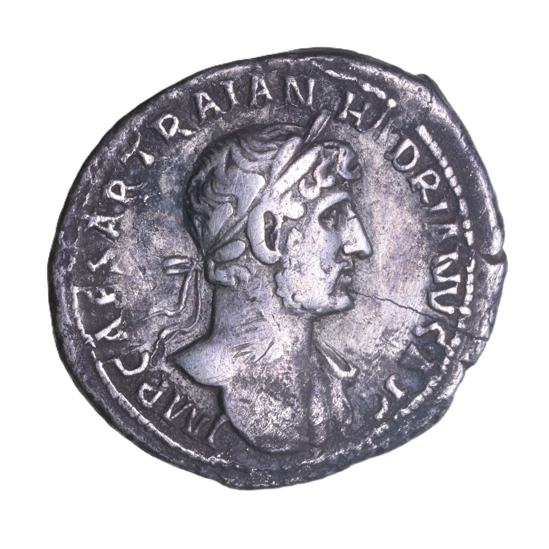Hadrian AD 117-138 Silver Denarius