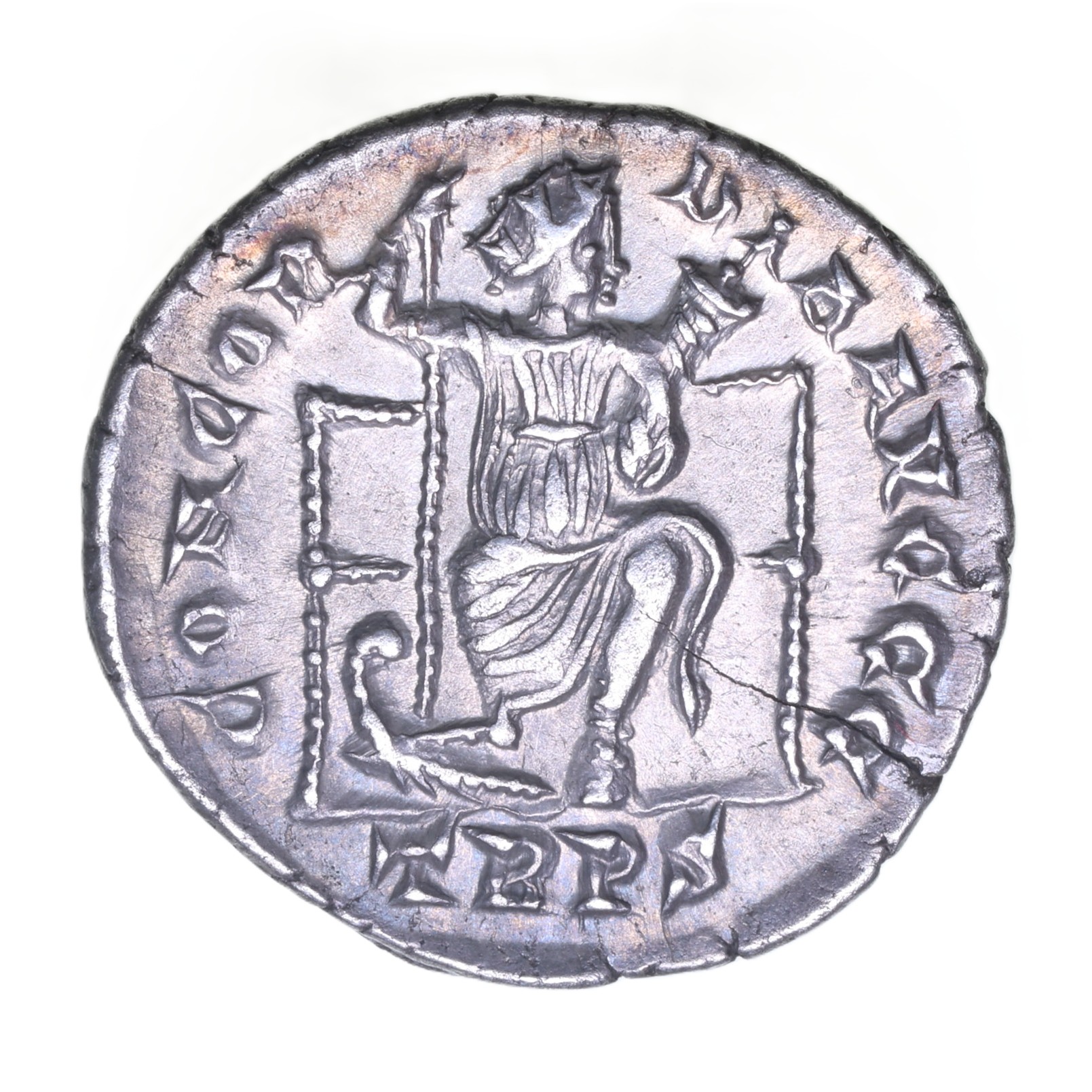 Theodosius I AD 379-395 Silver Siliqua Trier - Image 2