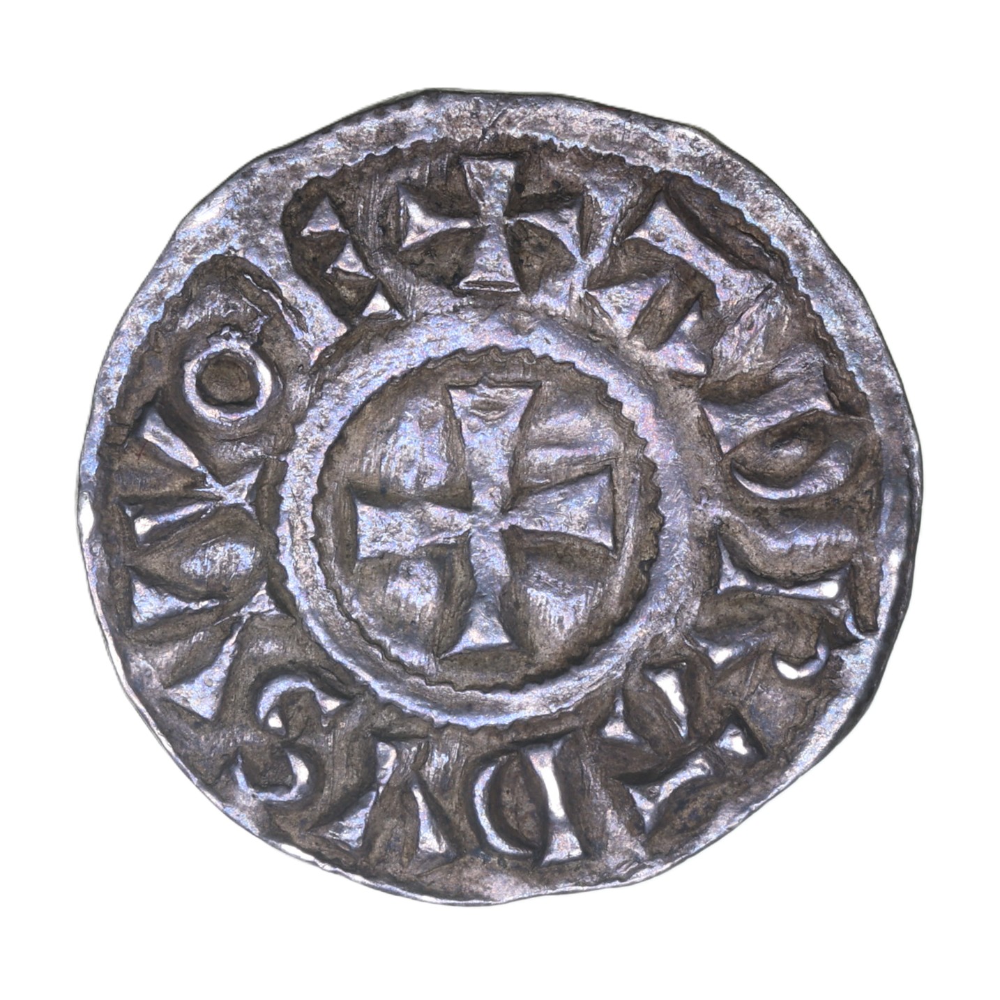 Anglo Viking Danish East Anglia Silver Penny St Edmund Memorial type AD 885-954 - Image 2