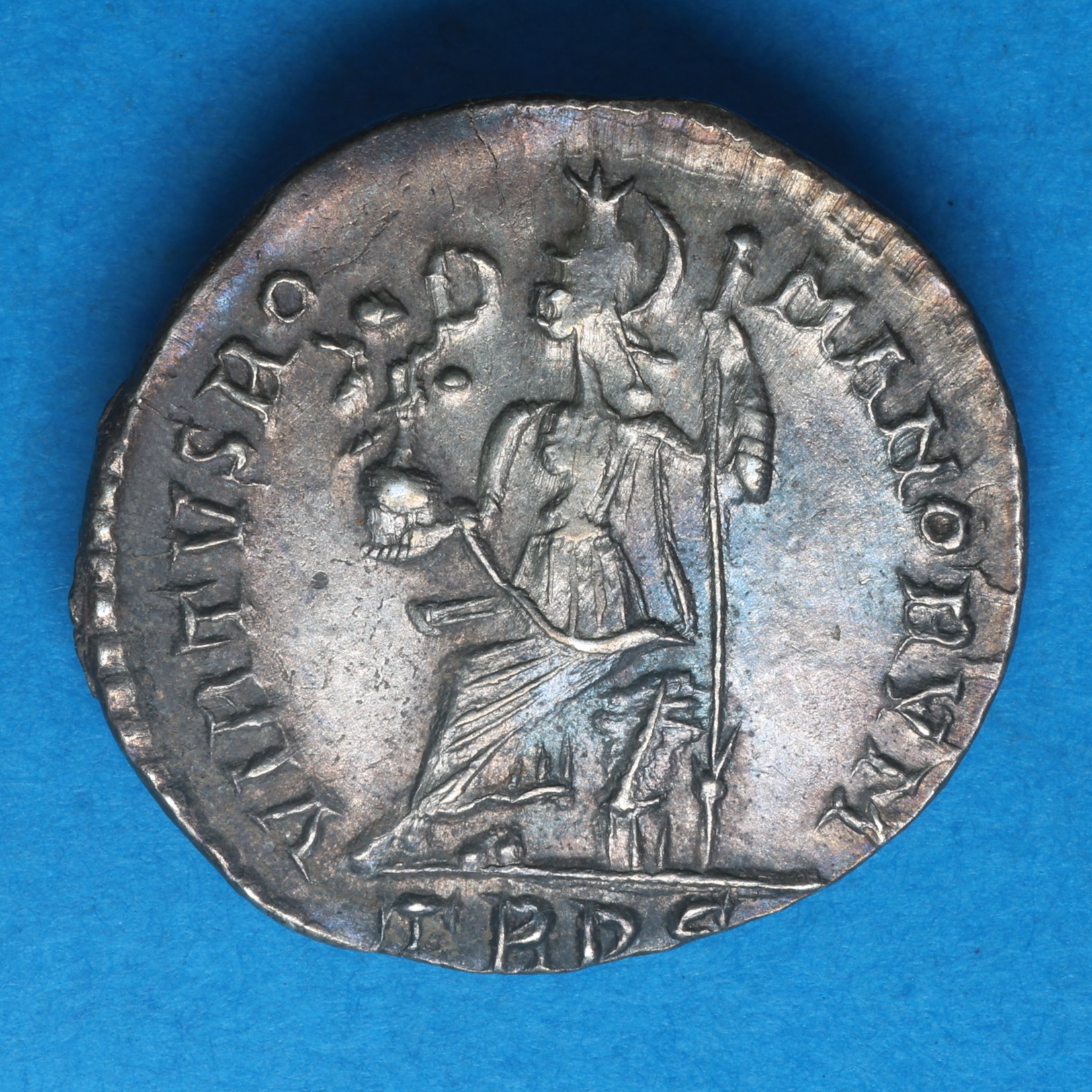 Eugenius 392-394AD Silver Siliqua Trier mint *The Vale of Pewsey Hoard* - Image 4