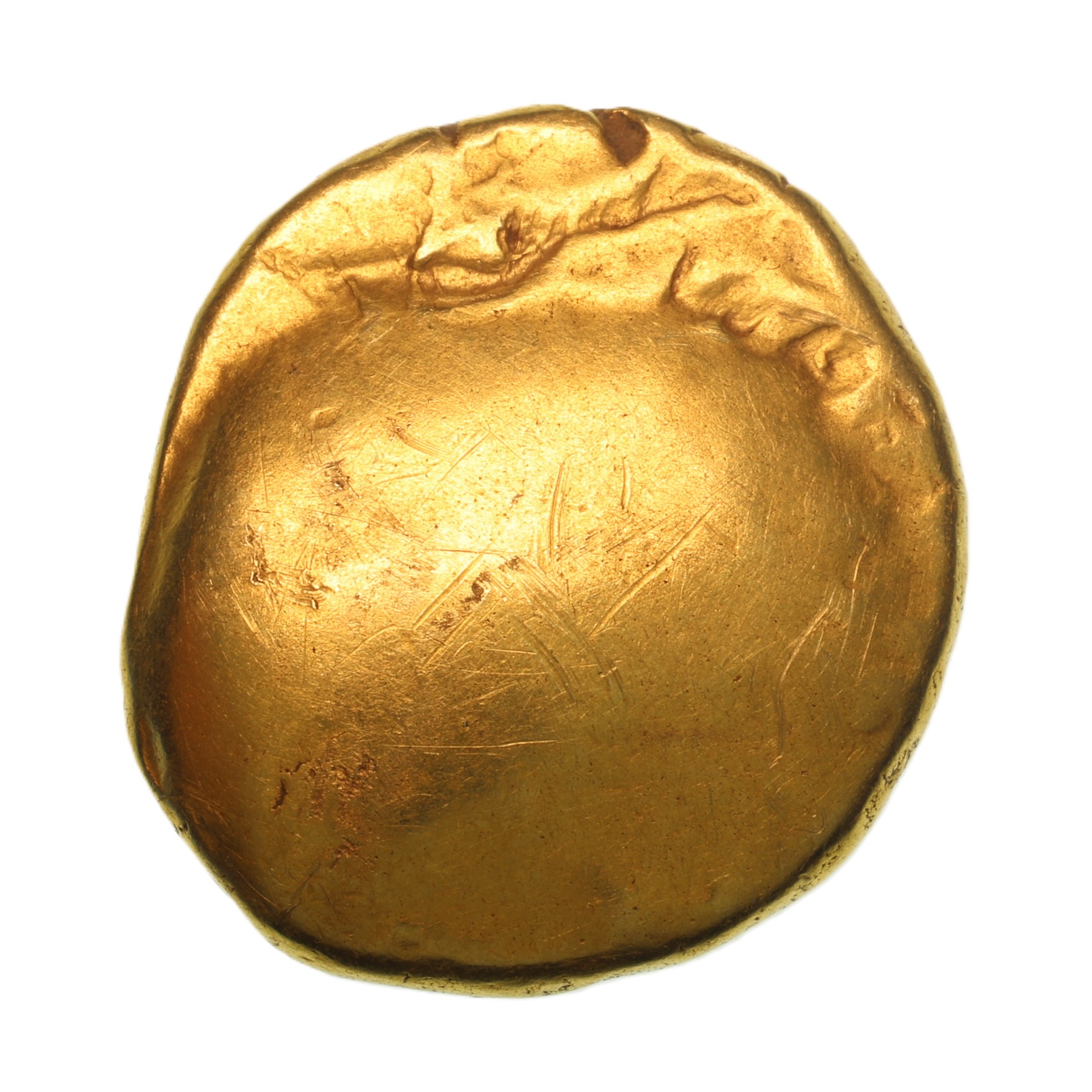 Gallo Belgic Ambiani 1st Century BC Gold Stater Uniface Type - Image 2