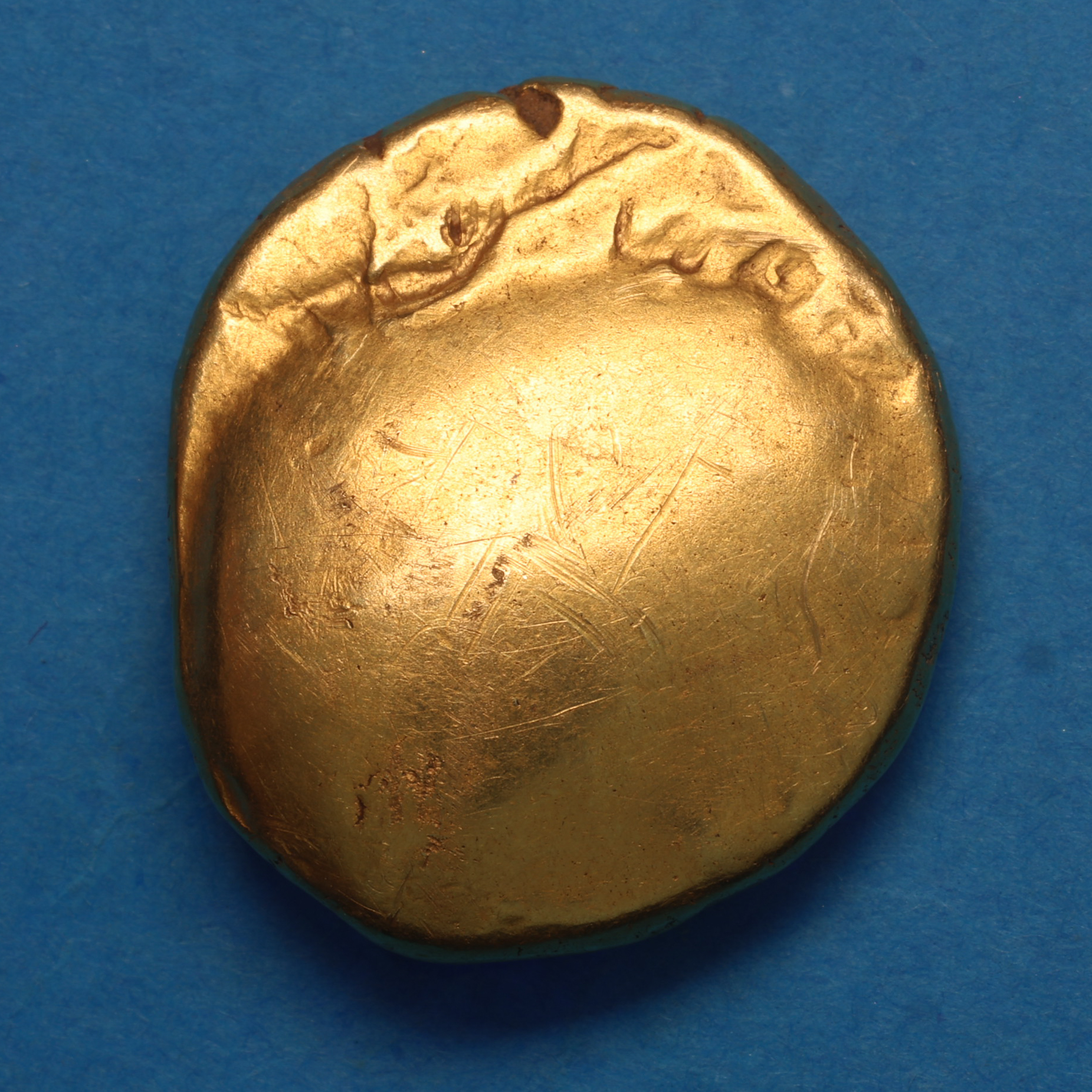 Gallo Belgic Ambiani 1st Century BC Gold Stater Uniface Type - Image 4