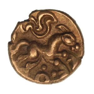 Cantiaci 1st Century BC Kentish Horse Brooch Gold Quarter Stater *Very Rare*