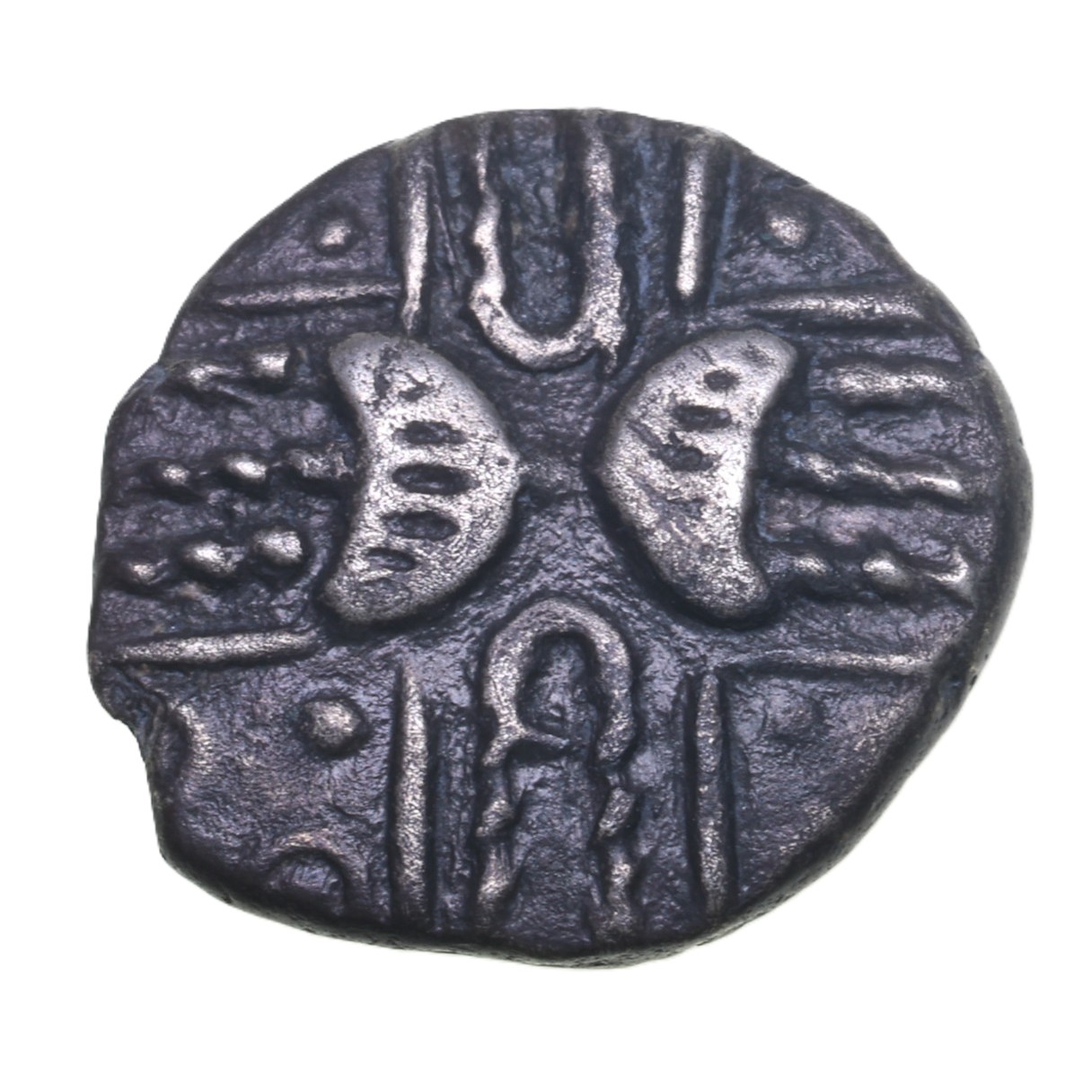 Cantiaci 1st Century BC Pentagram Wreaths Silver Unit *Excessively rare* - Image 2