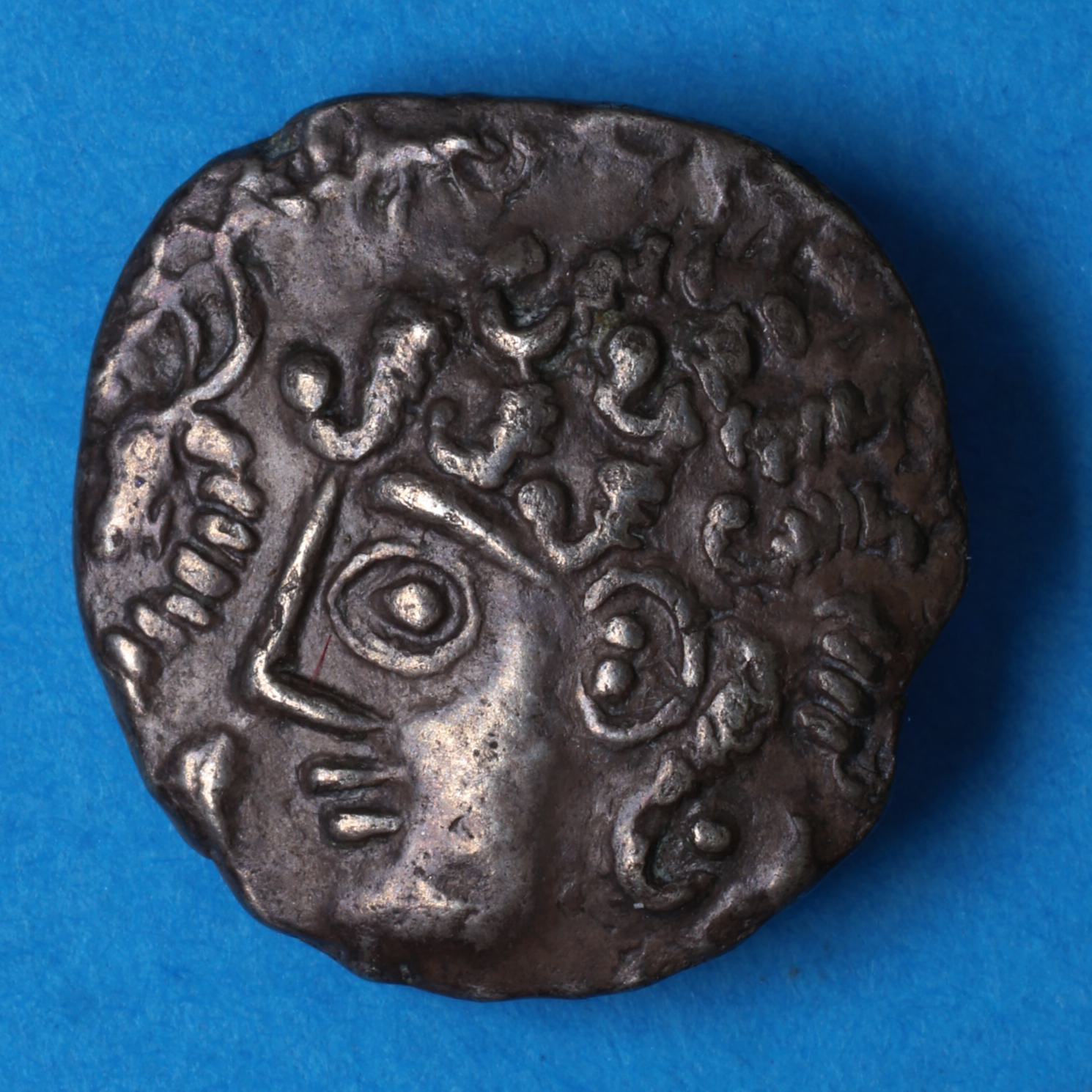 Cantiaci 1st Century BC Chamberlain Chauchoy Silver Unit *Excessively rare* - Image 3