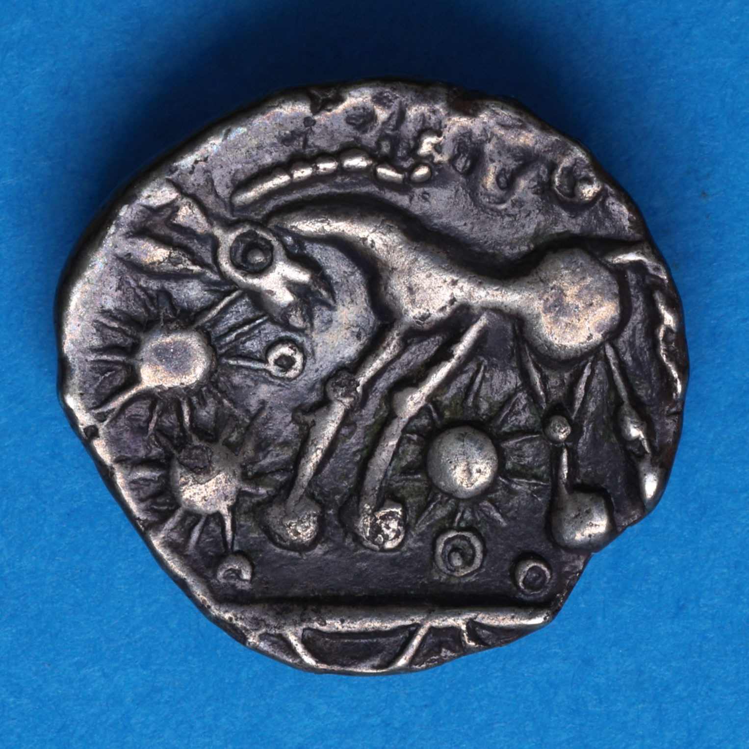 Cantiaci 1st Century BC Chamberlain Chauchoy Silver Unit *Excessively rare* - Image 4
