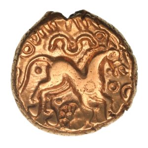Cantiaci 'Diras' Dubnovellaunus c. 25 BC-AD 5 Gold Stater *Excessively Rare* ex Westerham Hoard *ABC Plate coin*