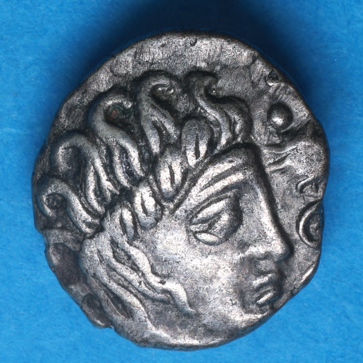 Cantiaci Dubnovellaunos c. 25 BC-AD 5 Rochester Pegasus Silver Unit *Extremely Rare* - Image 3