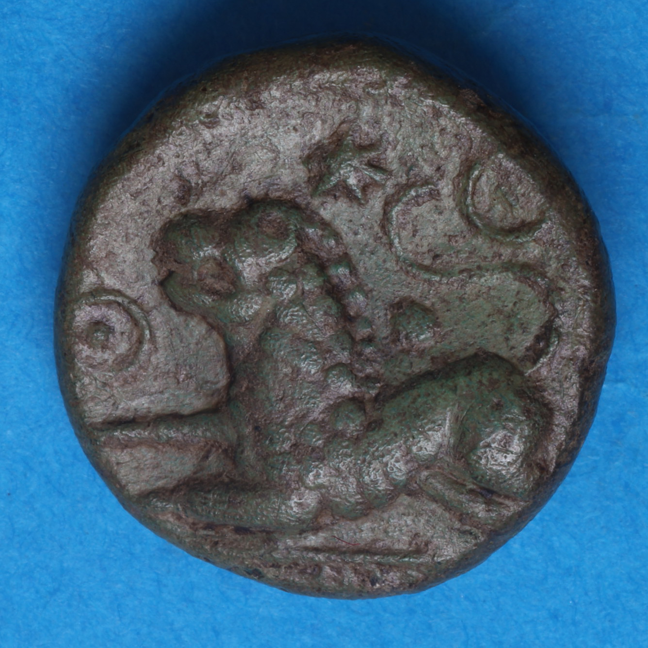 Cantiaci Dubnovellaunos c. 25 BC-AD 5 Lion Box Bronze Unit *Rare* - Image 4
