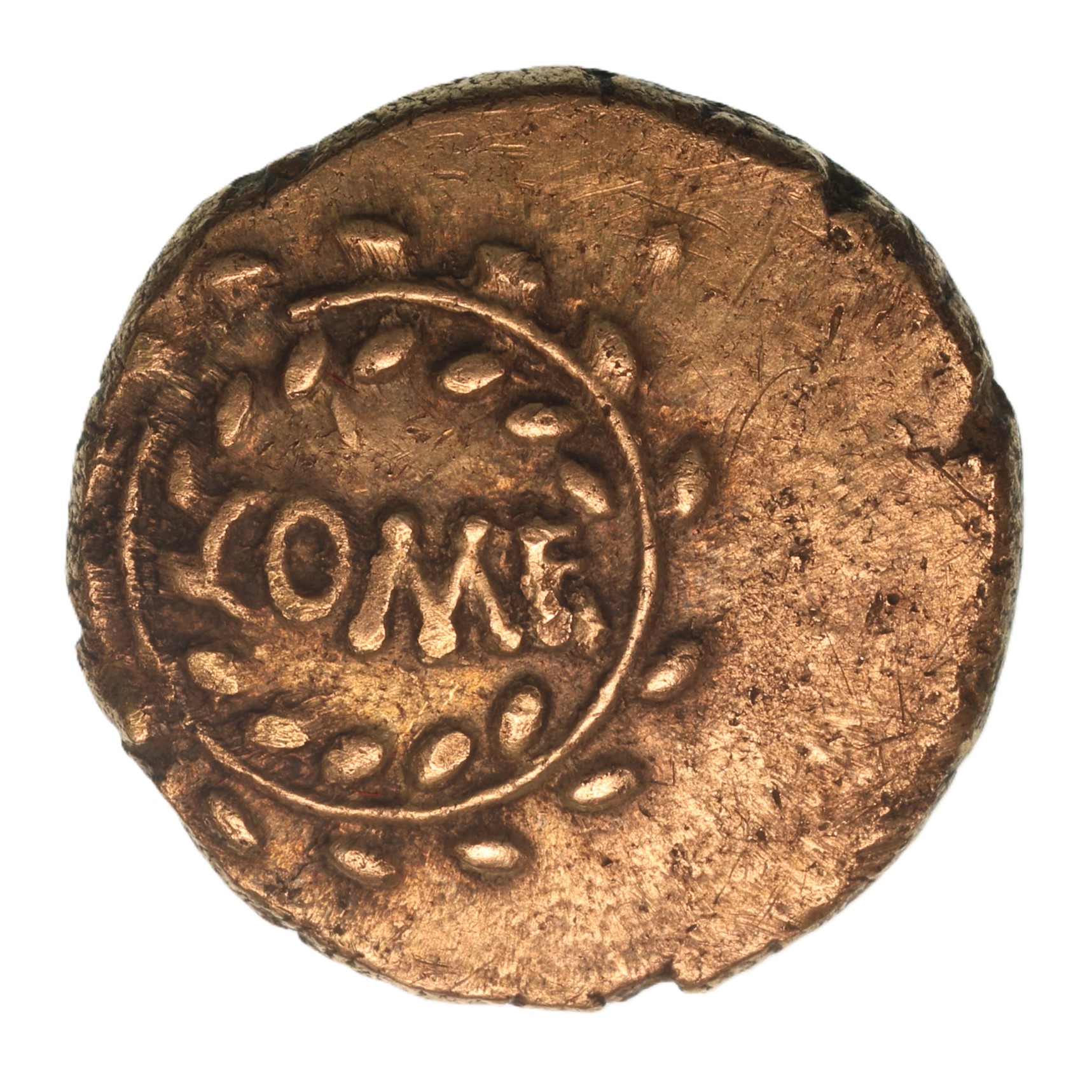 Cantiaci Eppillus c. AD 1-15 Eppillus Wreath Rider Gold Stater *Excessively Rare* *ABC Plate coin* - Image 2