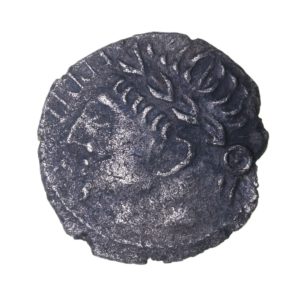 Cantiaci Eppillus c. AD 1-15 Eppillus Carnyx Silver Unit *Extremely Rare*