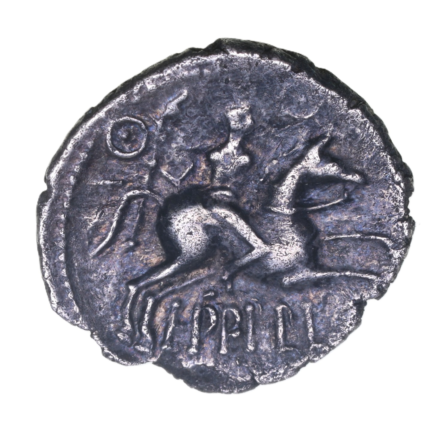 Cantiaci Eppillus c. AD 1-15 Eppillus Carnyx Silver Unit *Extremely Rare* - Image 2