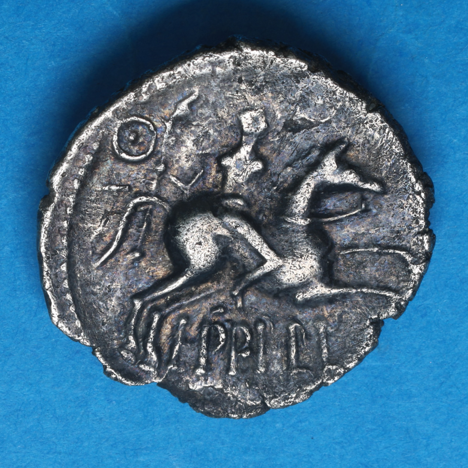 Cantiaci Eppillus c. AD 1-15 Eppillus Carnyx Silver Unit *Extremely Rare* - Image 4