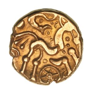 Regini & Atrebates 1st Century BC Selsey Rings 'Annulets' Gold Stater *Excessively Rare*