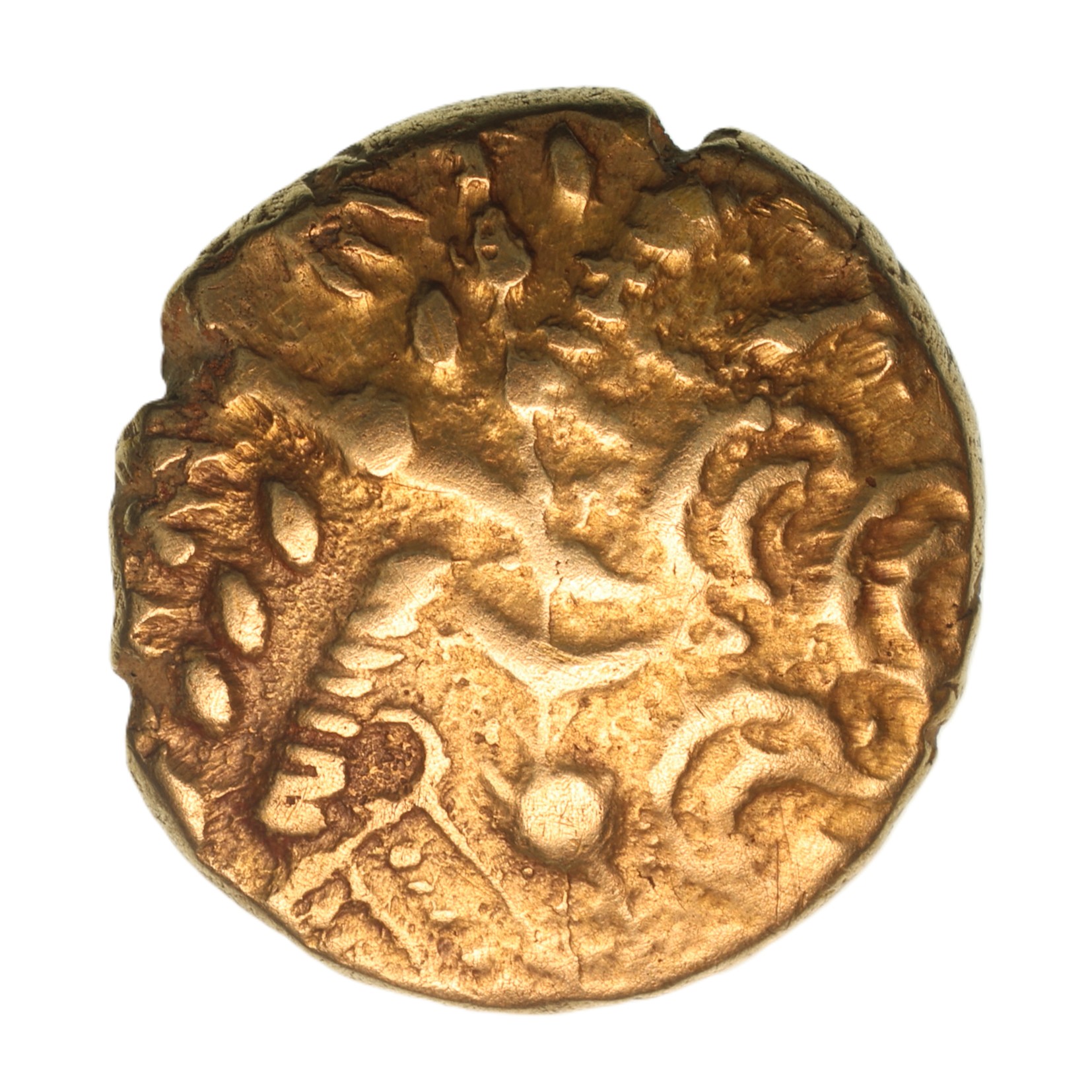 Regini & Atrebates 1st Century BC Selsey Rings 'Annulets' Gold Stater *Excessively Rare* - Image 2