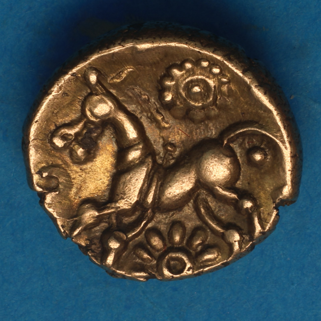 Regini 1st Century BC Wonersh Gold Quarter Stater *Excessively Rare* - Image 2