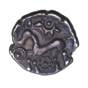 Regini 1st Century BC Ewell Tramlines Gold Quarter Stater *Excessively Rare*