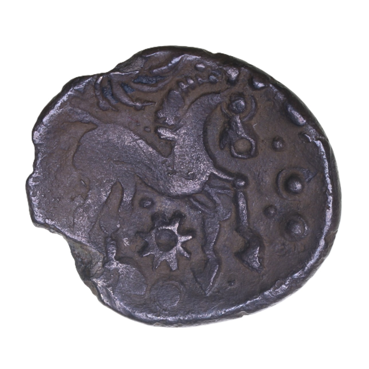 Belgae 1st Century BC Beaded Neck Silver Unit *Excessively Rare* - Image 2