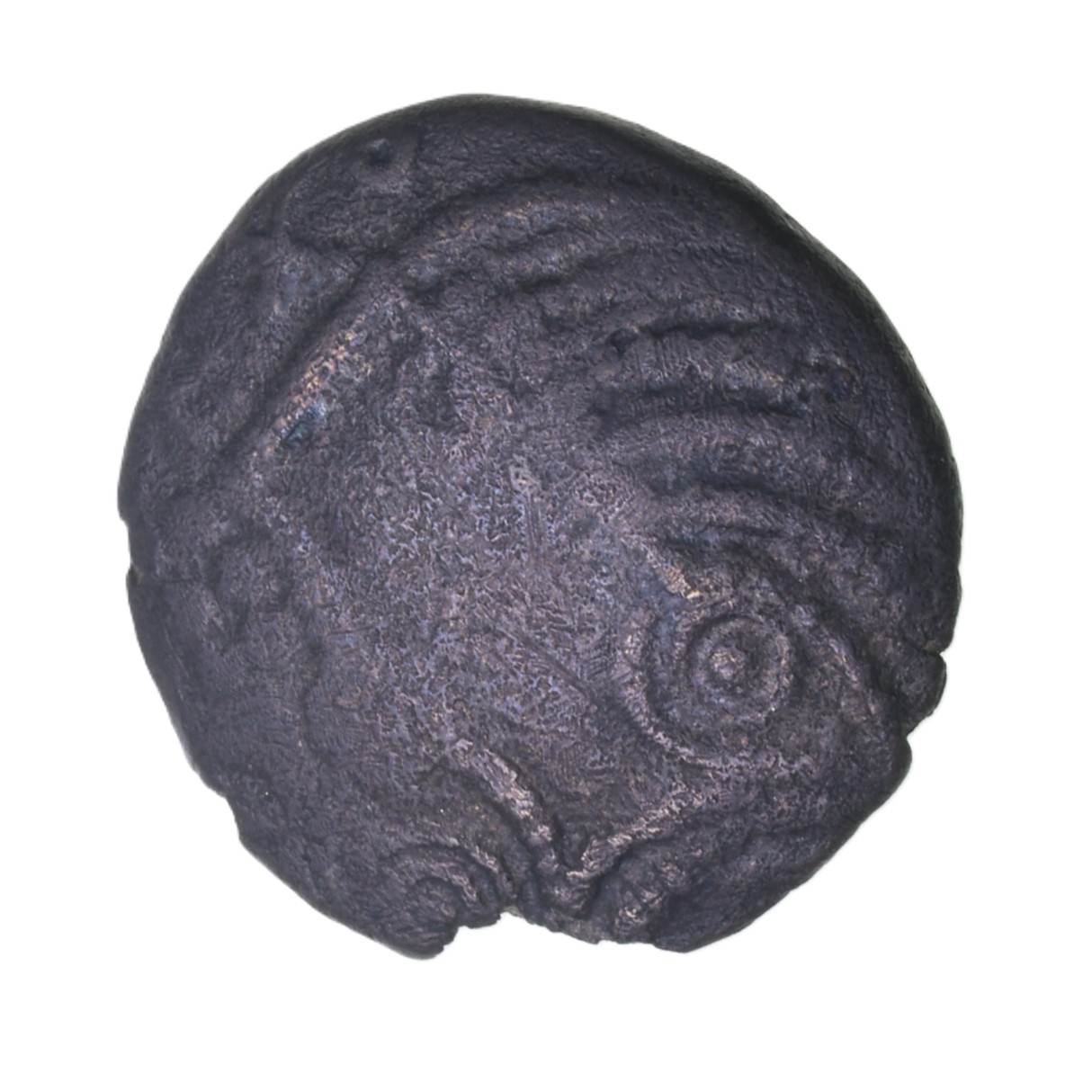 Belgae Ex c. 50-40 BC Ex Head Silver Unit *Scarce*