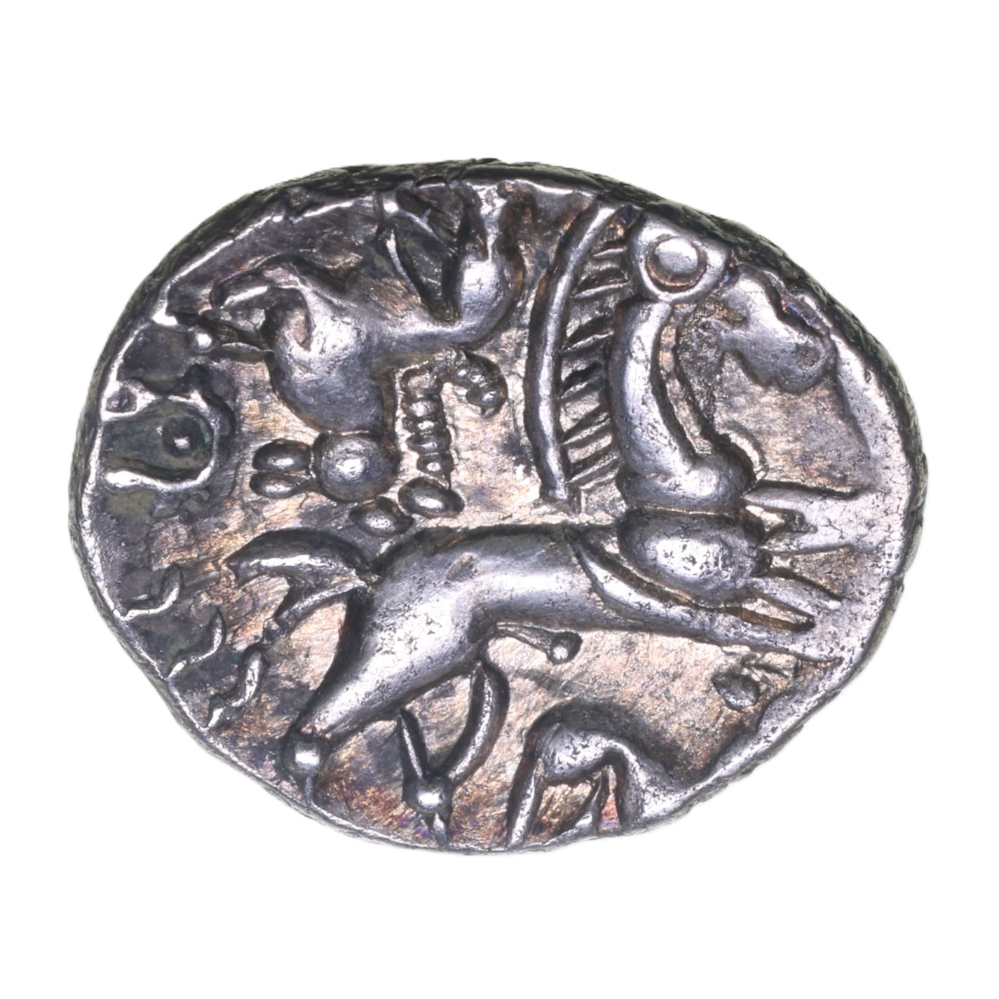 Berkshire c. 55-40 BC Abingdon Head Silver Unit *Excessively Rare* - Image 2
