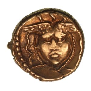Regini & Atrebates Tincomarus c. 25 BC-AD 10 Tincomarus Medusa Gold Quarter Stater *Very Rare*