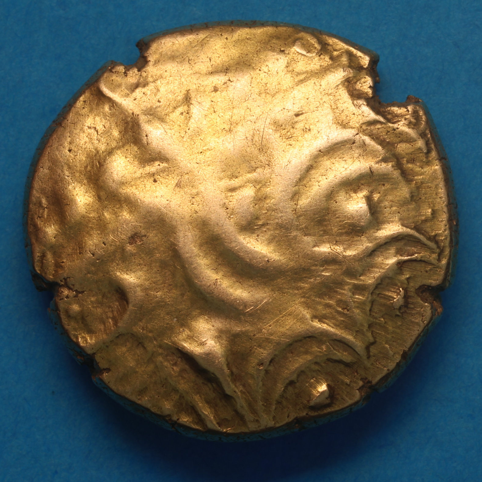 Regini & Atrebates Eppillus c. 25 BC-AD 1 Eppillus Three Rings Gold Stater *Very Rare* - Image 4