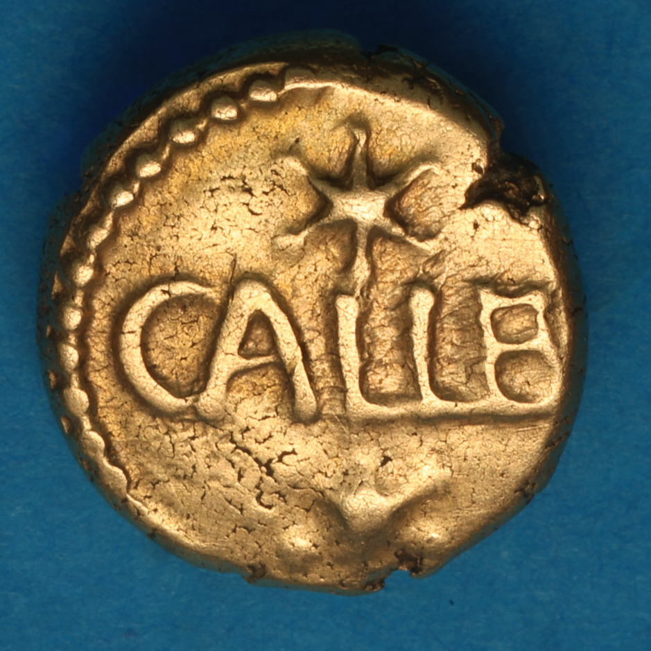 Regini & Atrebates Eppillus c. 25 BC-AD 1 Eppillus Calleva Daisy Gold Quarter Stater *Rare* - Image 4