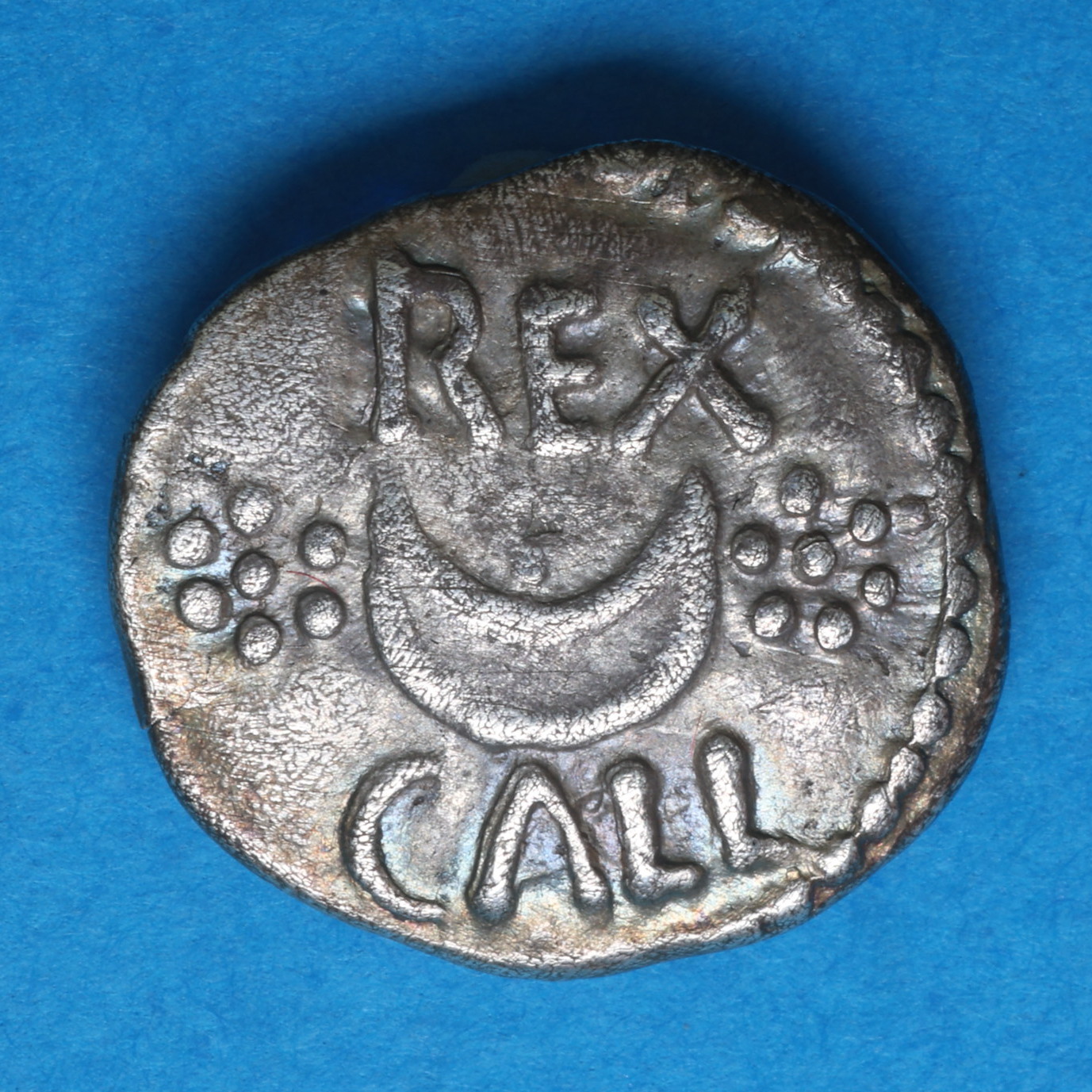 Regini & Atrebates Eppillus c. 25 BC-AD 1 Eppillus Rex Silver Unit *Very Rare* - Image 3