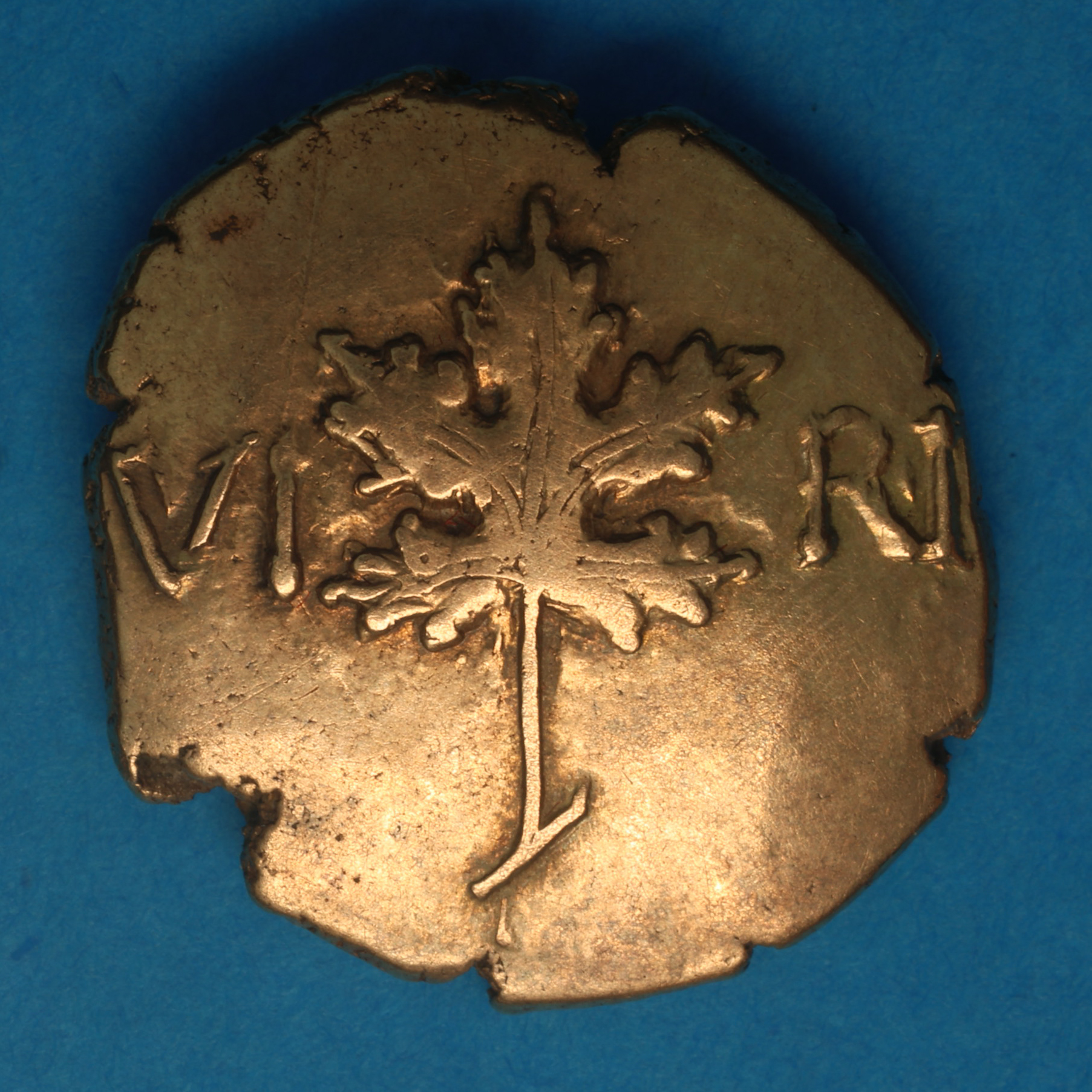 Regini & Atrebates Verica c. AD 10-40 Verica Vine Leaf Viri Gold Stater *Scarce* - Image 4