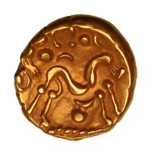 Gallo Belgic Ambiani 1st Century BC Gold Stater
