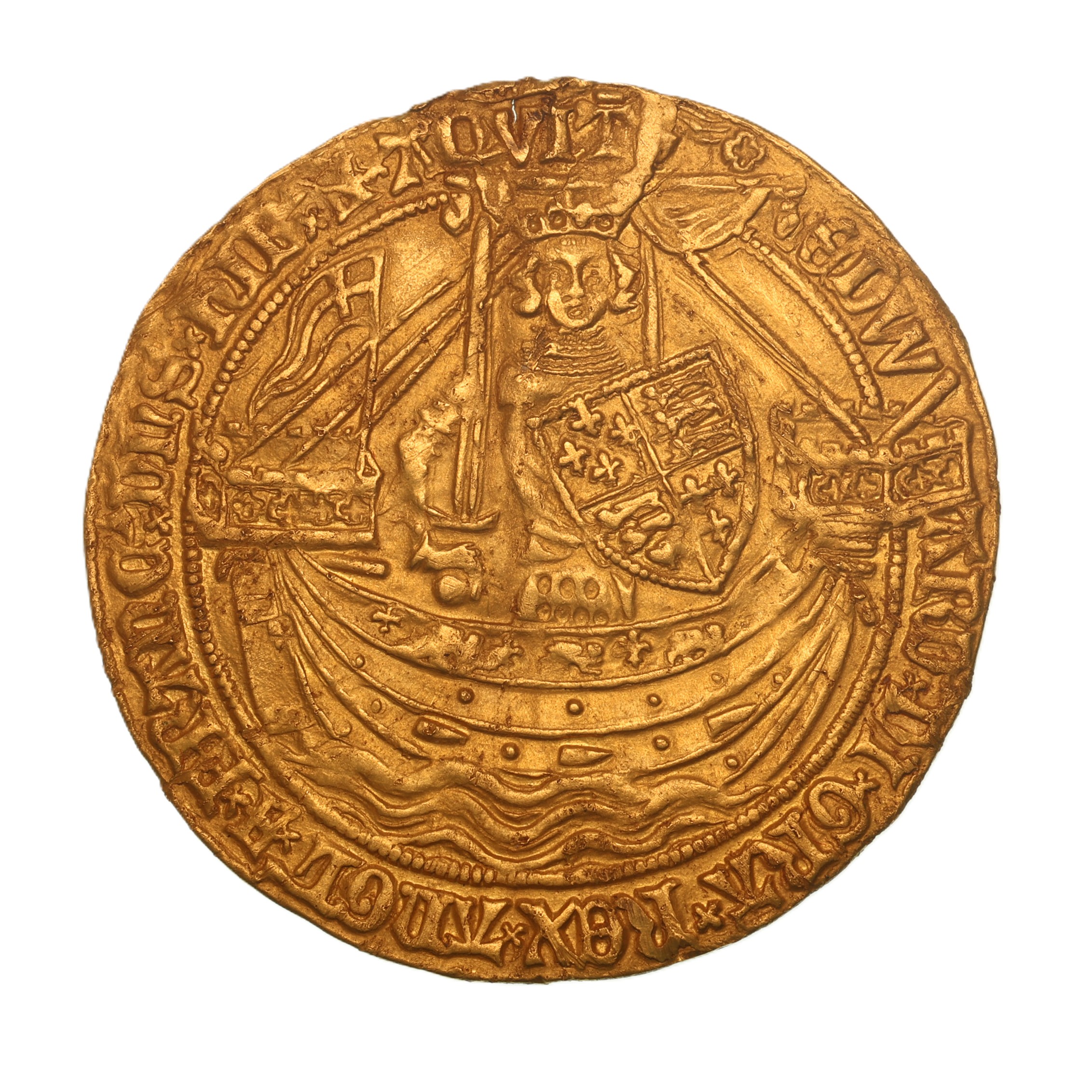 Edward III AD 1327-1377 Gold Noble Post Treaty Calais
