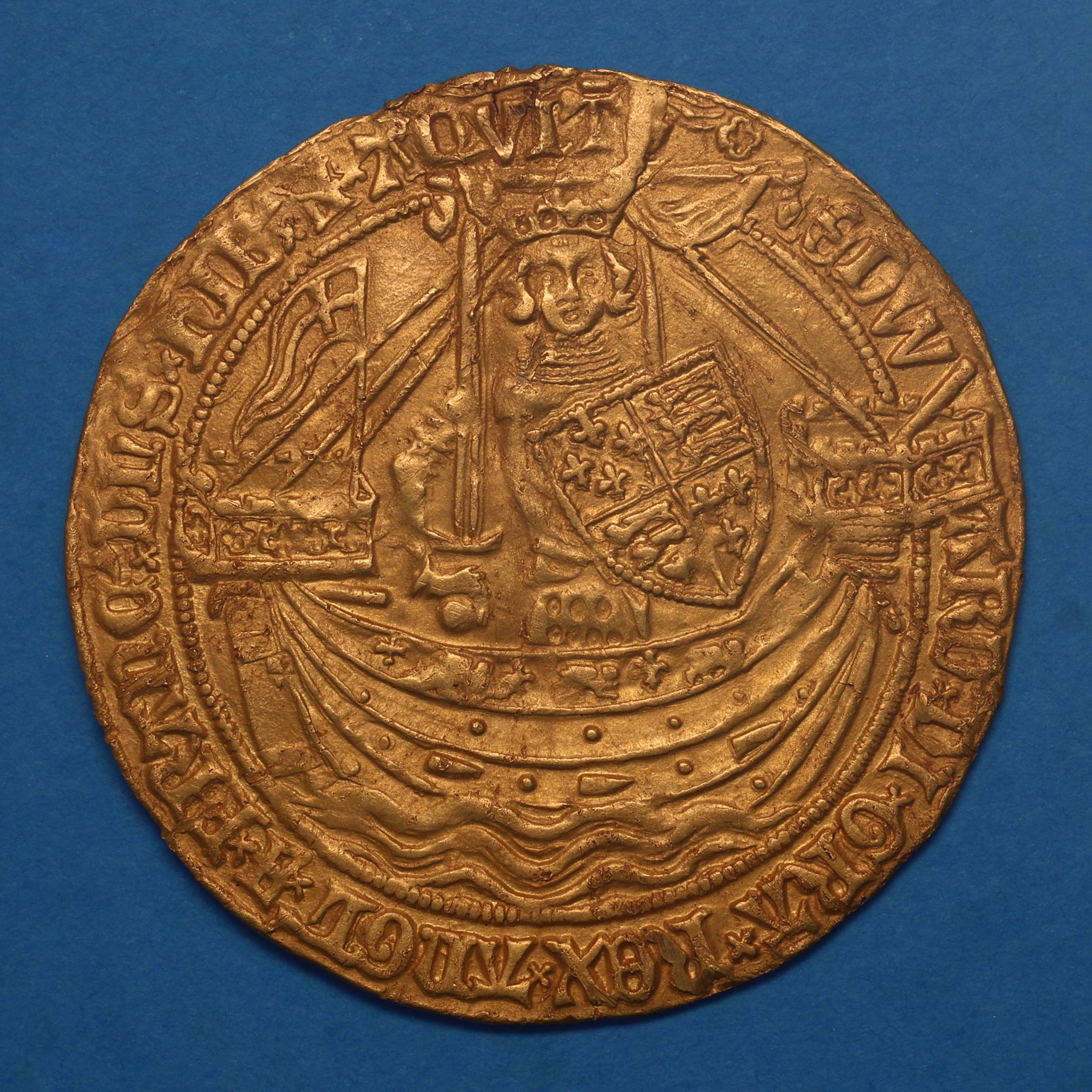 Edward III AD 1327-1377 Gold Noble Post Treaty Calais - Image 3