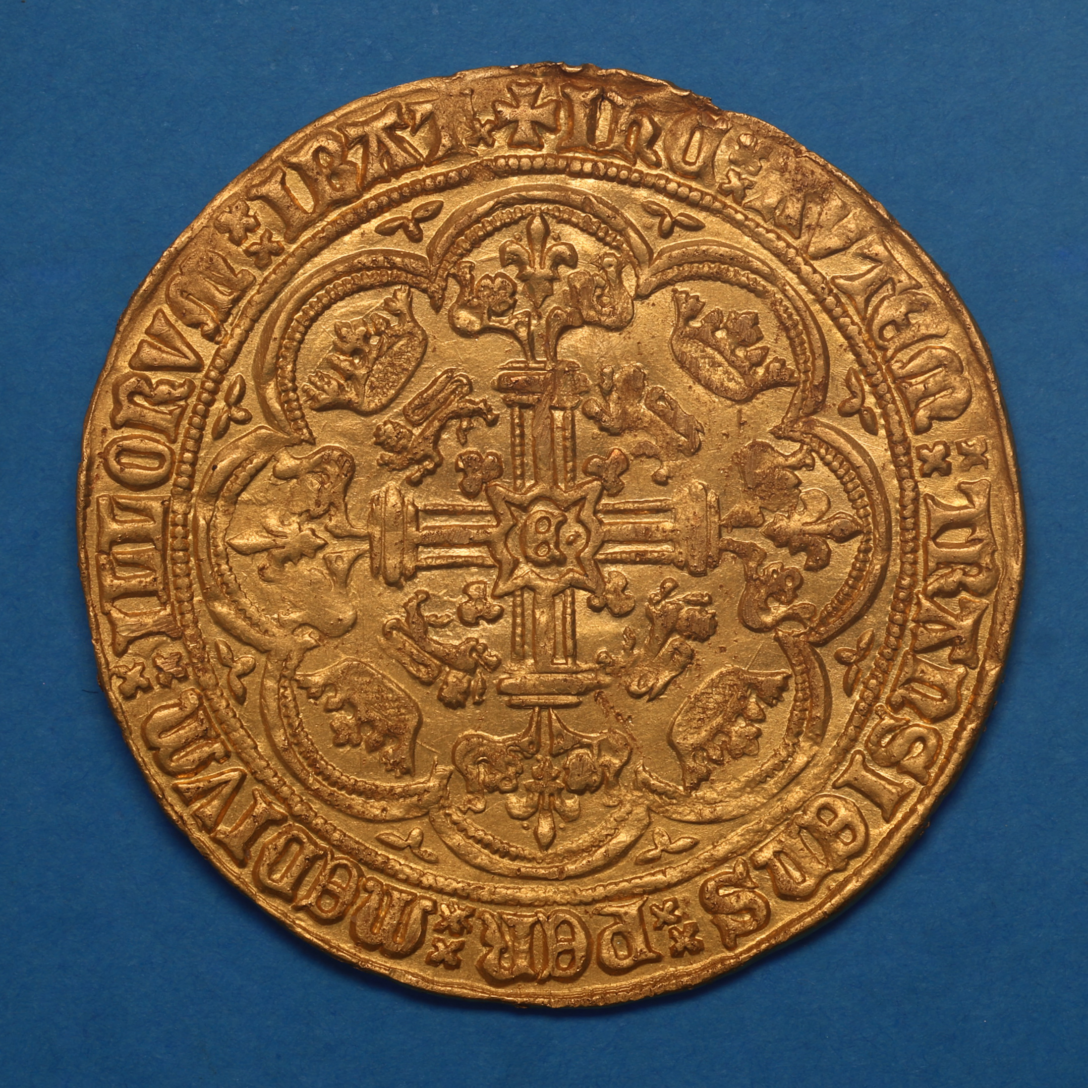 Edward III AD 1327-1377 Gold Noble Post Treaty Calais - Image 4