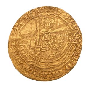 Edward III AD 1327-1377 Gold Half Noble Pre Treaty London