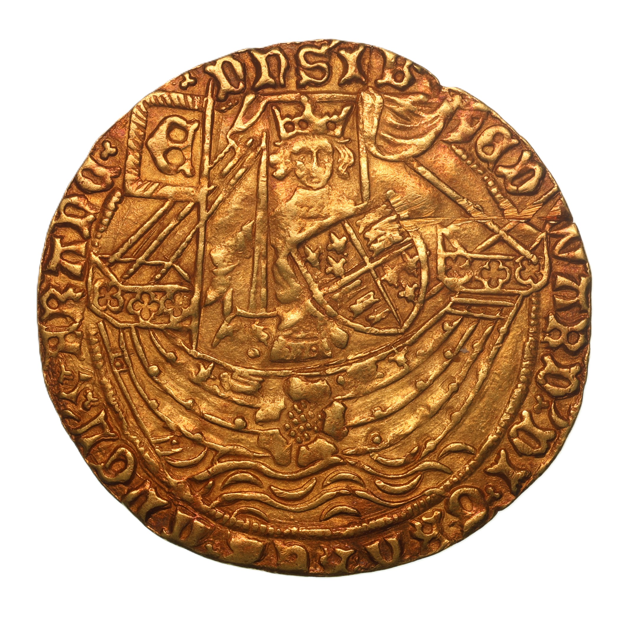 Edward IV AD 1461-1483 Gold Ryal / Rose Noble 1st Reign London