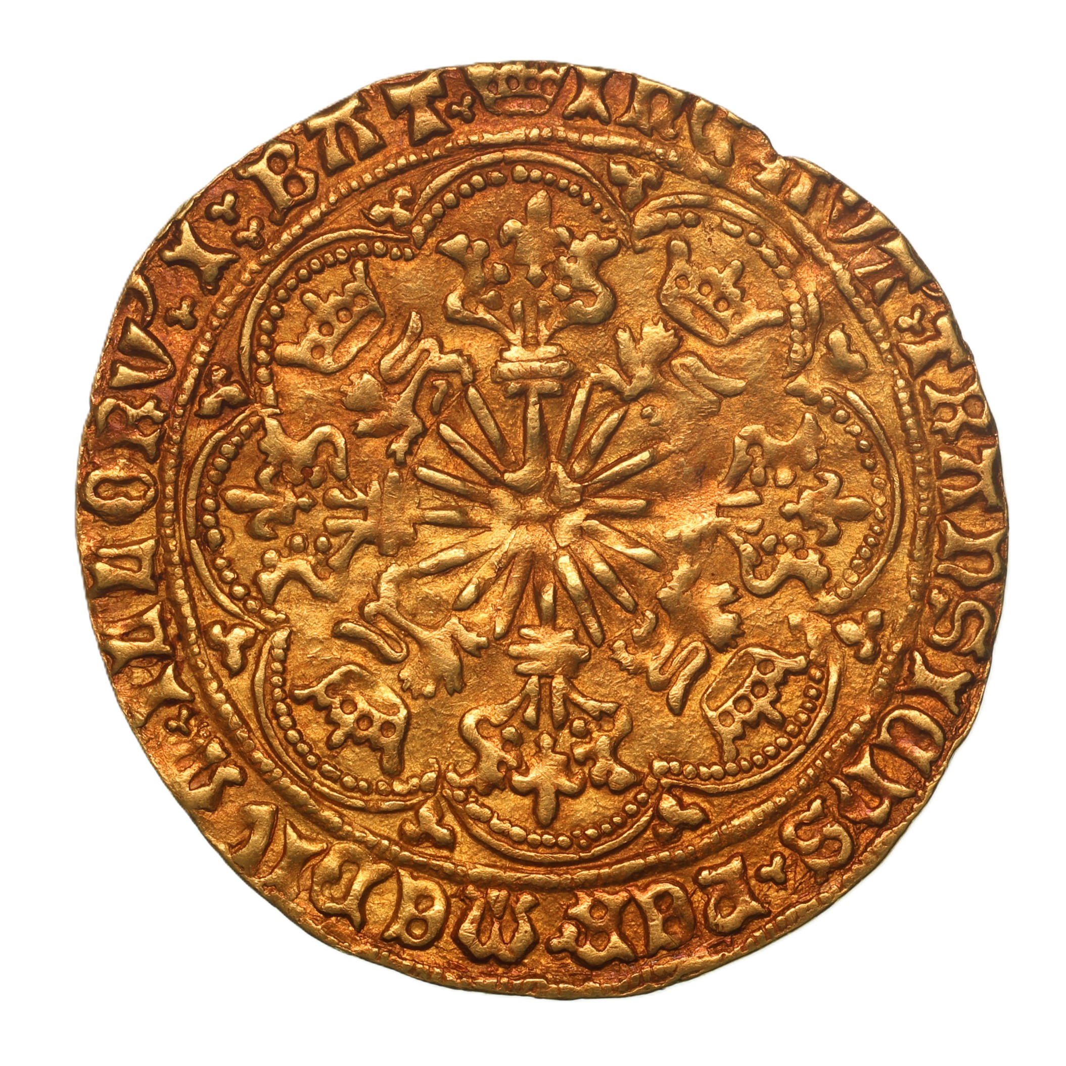 Edward IV AD 1461-1483 Gold Ryal / Rose Noble 1st Reign London - Image 2