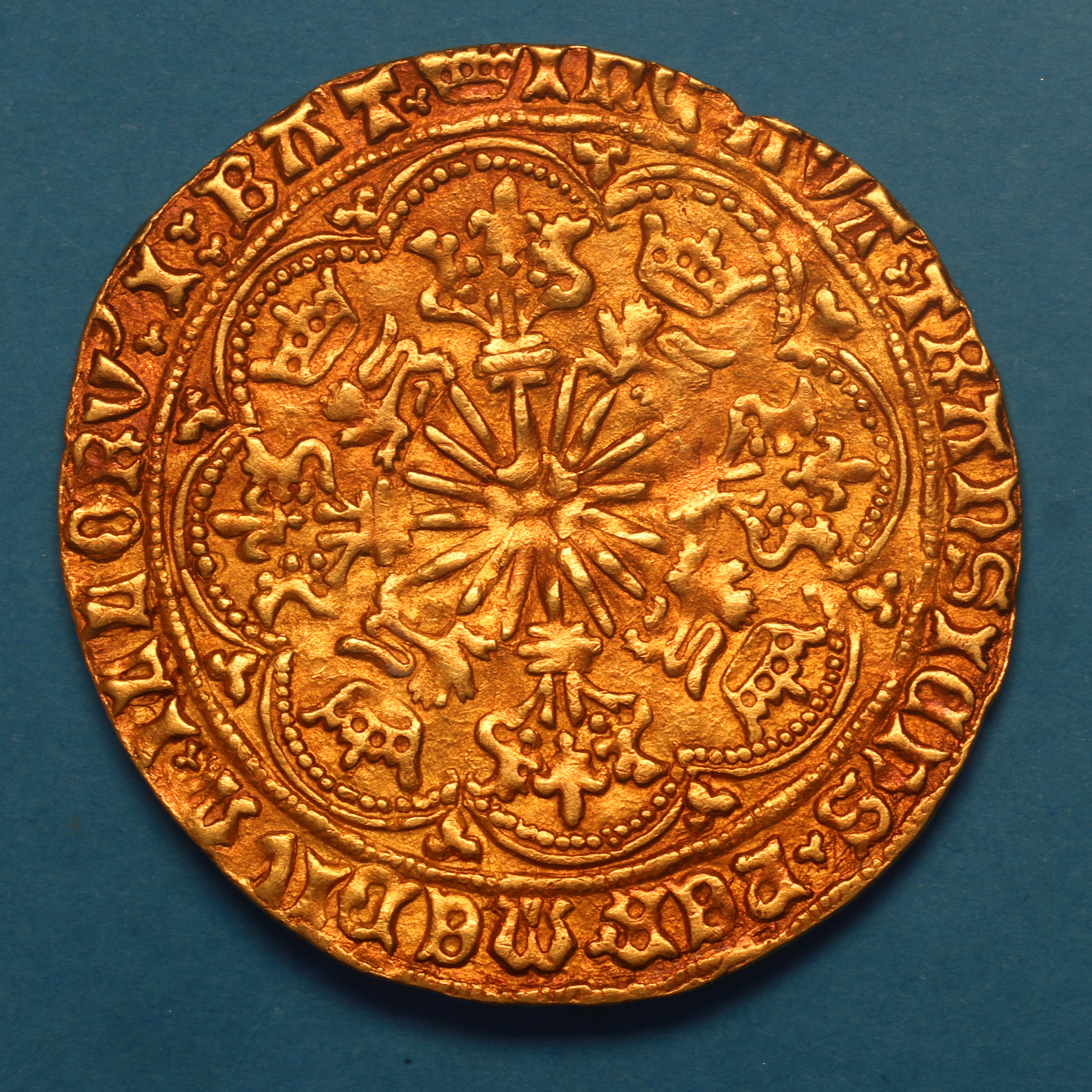 Edward IV AD 1461-1483 Gold Ryal / Rose Noble 1st Reign London - Image 4