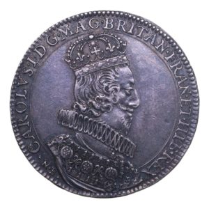 Charles I AD 1625-1649 Silver Coronation Medal by Nicholas Briot AD 1626