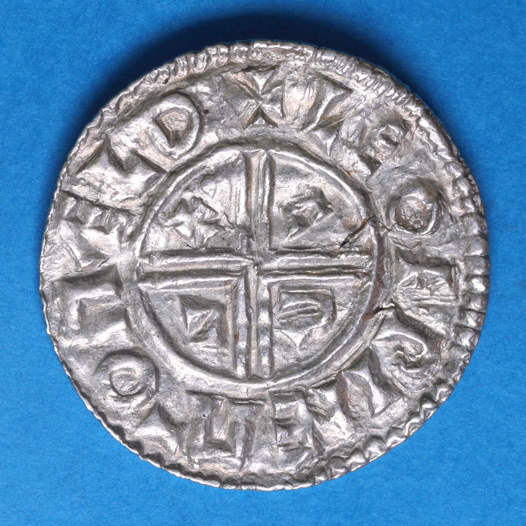 Aethelred II AD 978-1016 Silver Penny Crux Type Maldon - Image 4
