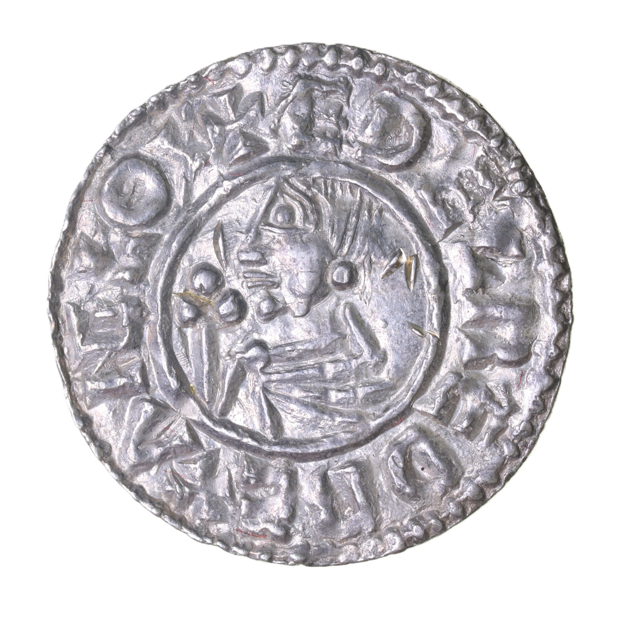 Aethelred II AD 978-1016 Silver Penny Crux Type Maldon