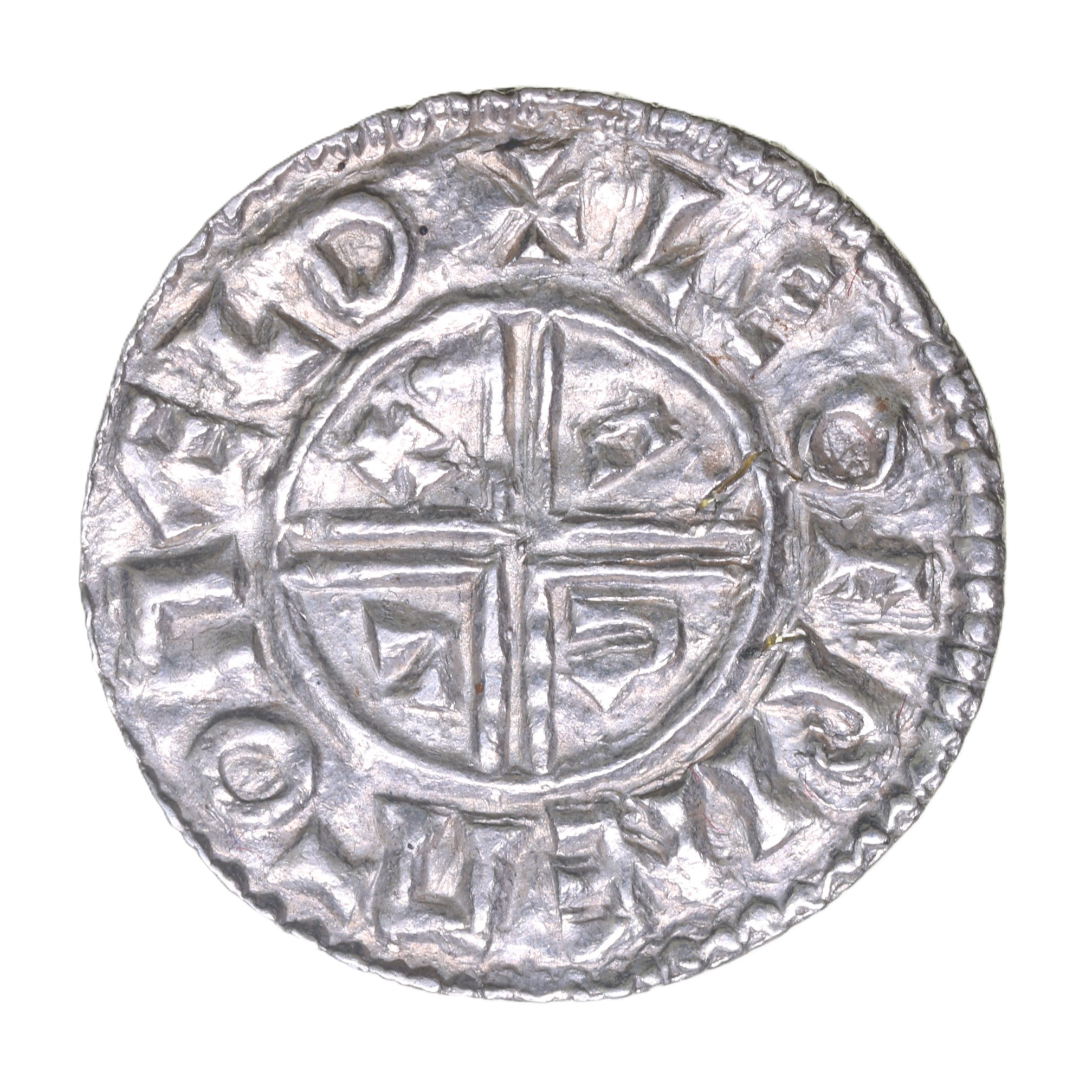 Aethelred II AD 978-1016 Silver Penny Crux Type Maldon - Image 2