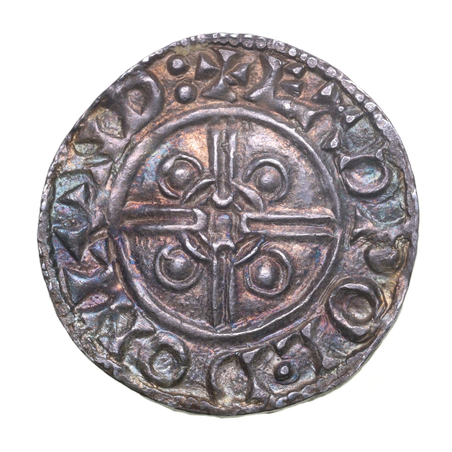 Cnut AD 1016-1035 Silver Penny Pointed Helmet Type London - Image 2