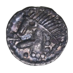 Anglo Saxon Continental Issues AD 695-740 Silver Sceatta Interlace Cross (Maastricht) Type