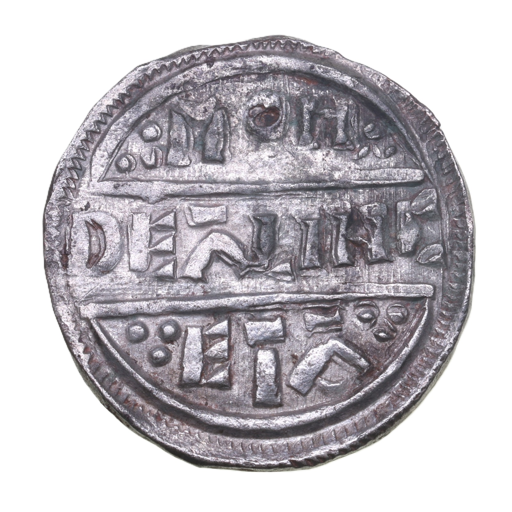 Kings of Mercia Burgred AD 852-874 Silver Penny Lunettes type - Image 2