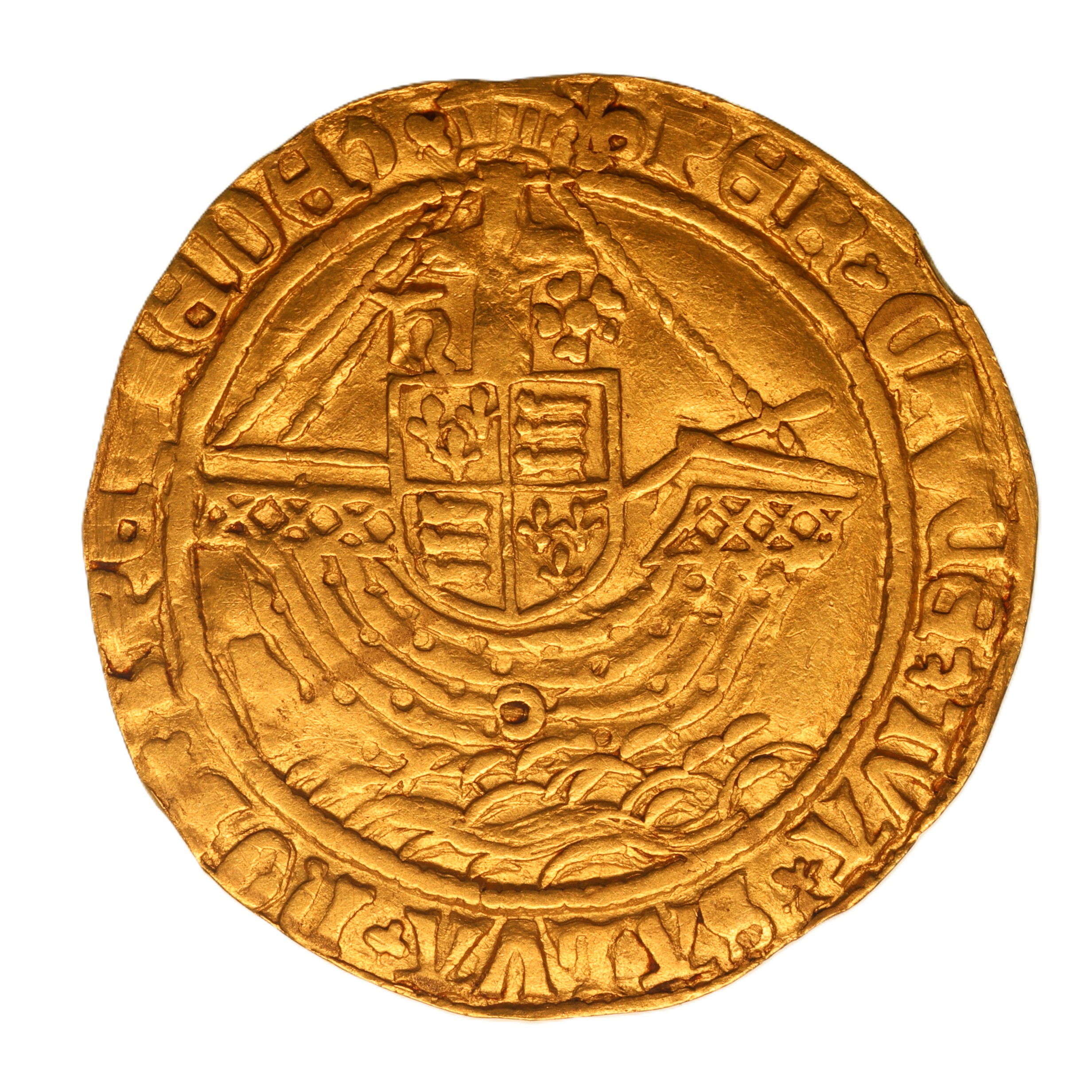 Henry VIII AD 1509-1547 Gold Angel 3rd Coinage - Image 2