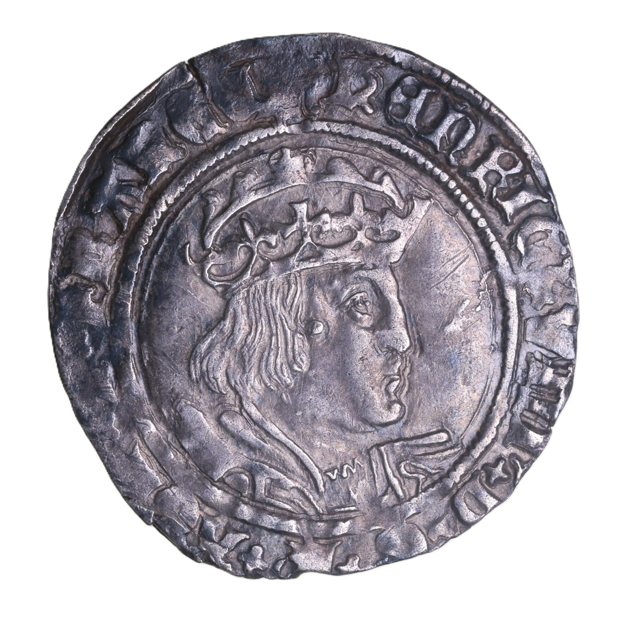 Henry VIII AD 1509-1547 Silver Groat 2nd Coinage