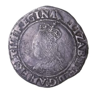 Elizabeth I AD 1558-1603 Silver Shilling 2nd Issue