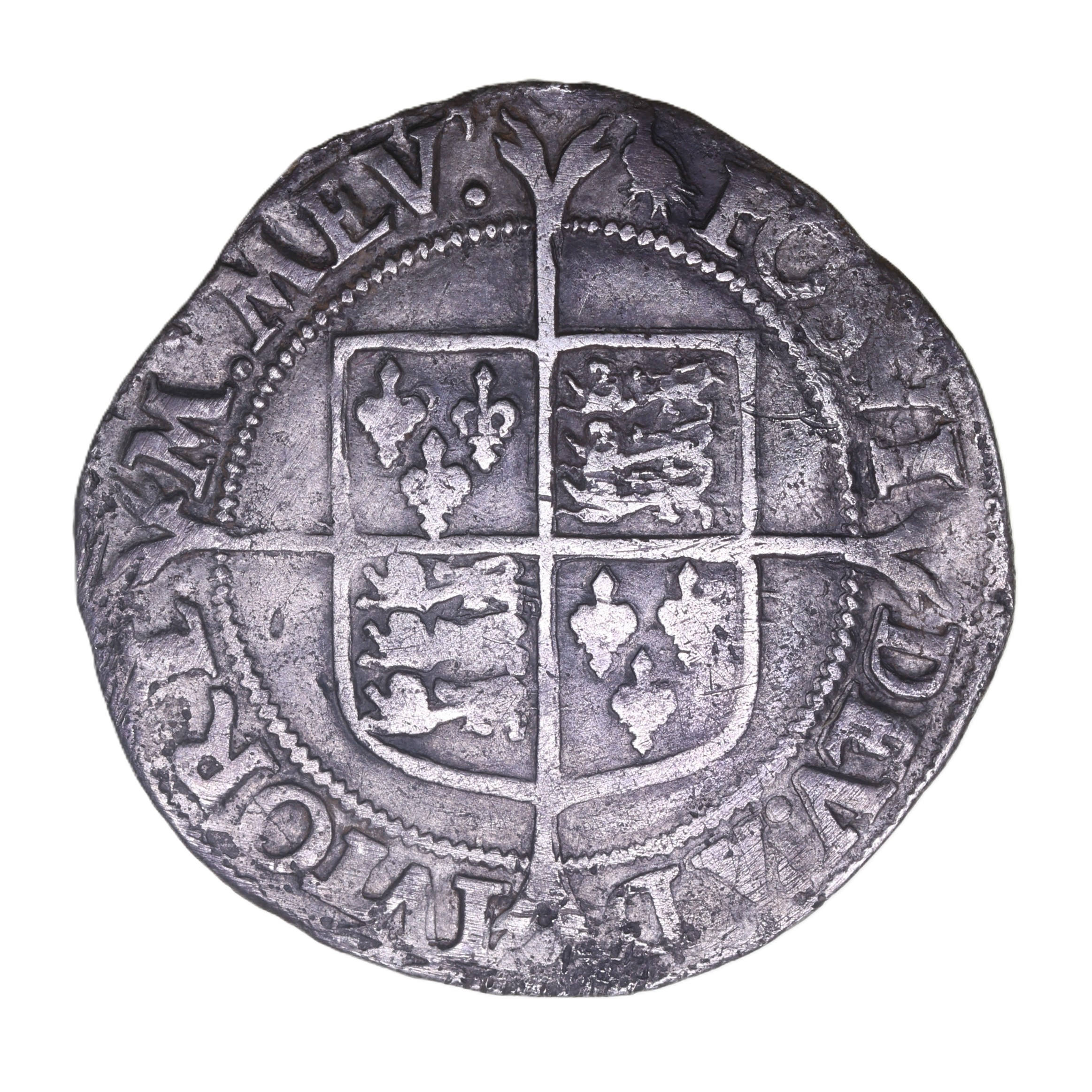 Elizabeth I AD 1558-1603 Silver Shilling 2nd Issue - Image 2