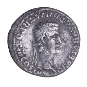 Caligula AD 37-41 Silver Denarius Lyon