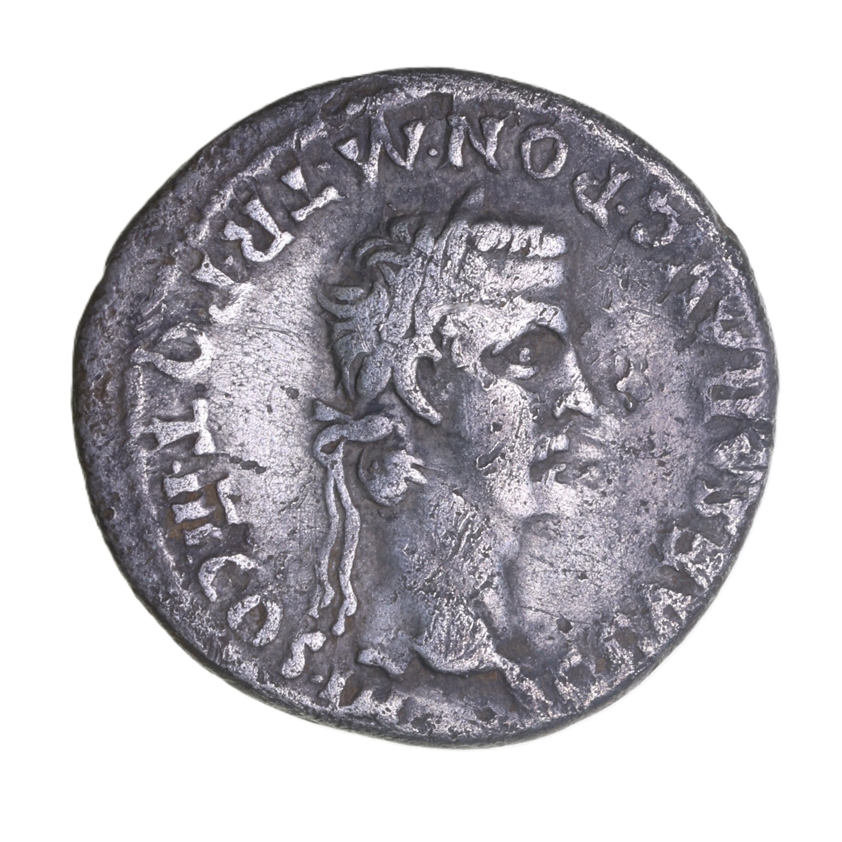 Caligula AD 37-41 Silver Denarius Lyon